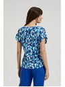 Moodo Синя щампована блуза