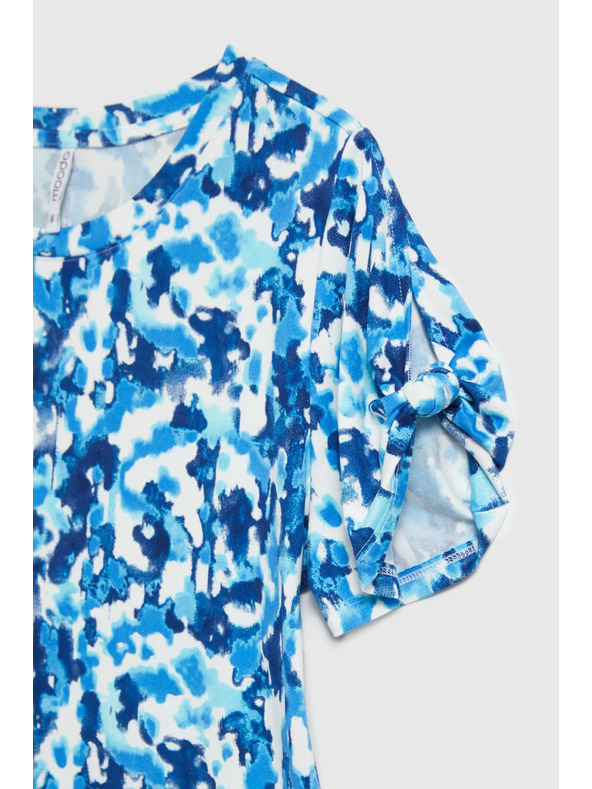 Moodo Синя щампована блуза