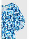 Moodo Синя щампована блуза