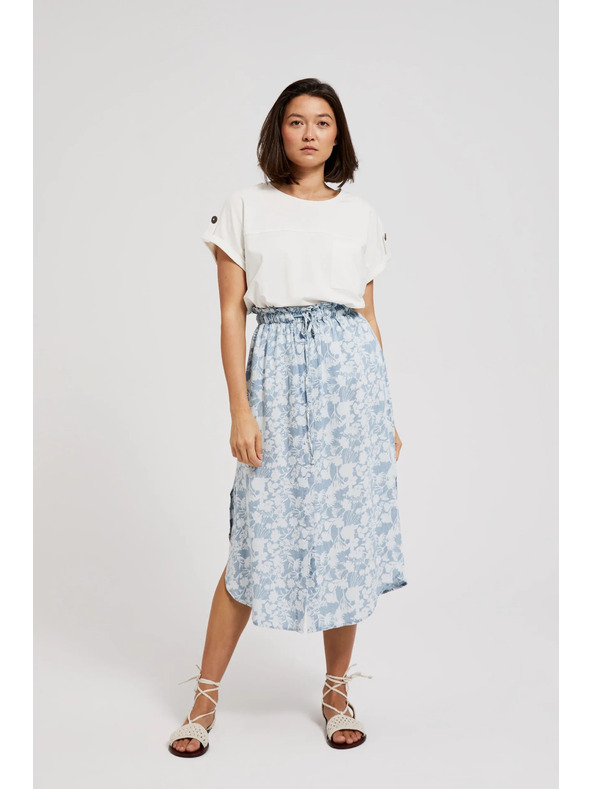 Moodo Светлосиня свободна пола