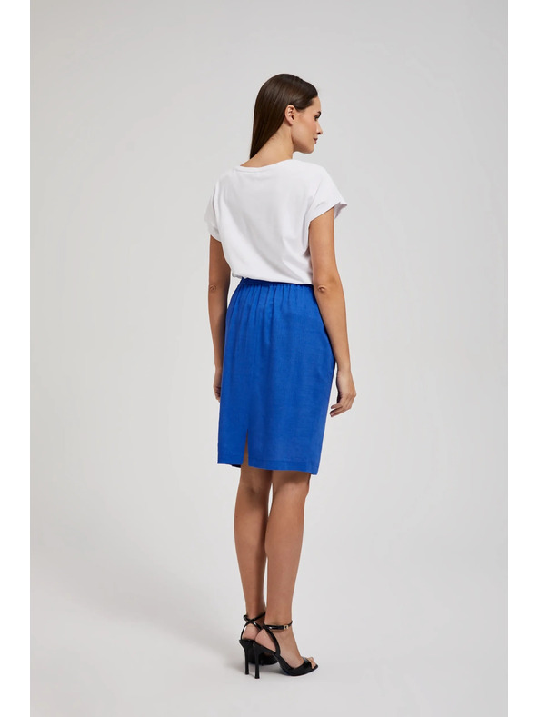 Moodo Синя прилепнала миди пола