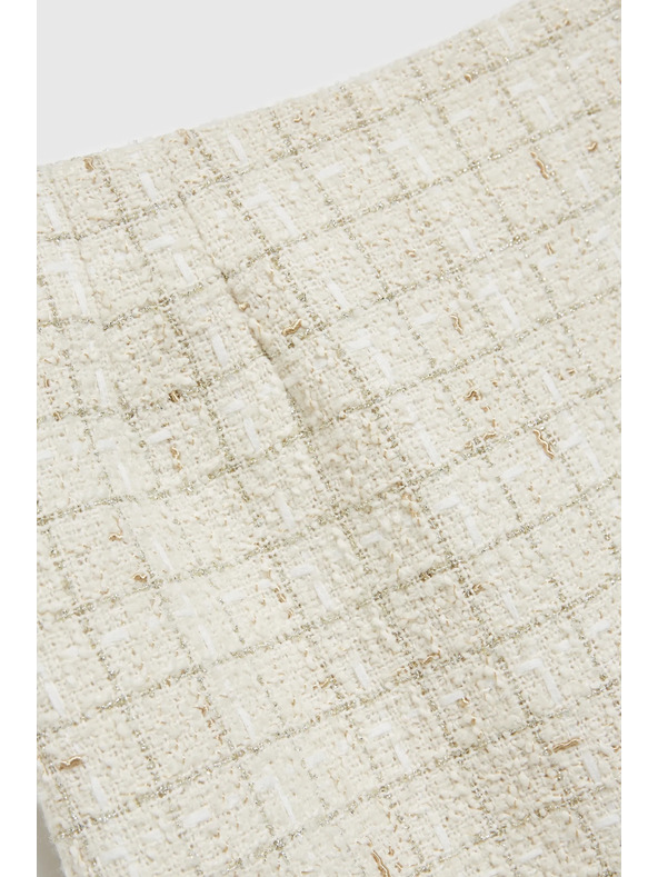 Moodo Кремава карирана прилепнала пола