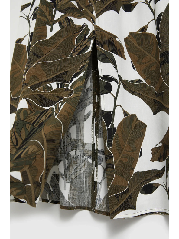 Moodo Каки щампована свободна пола