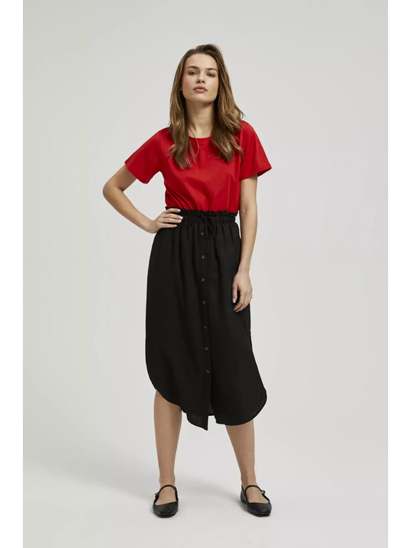 Moodo Черна свободна пола