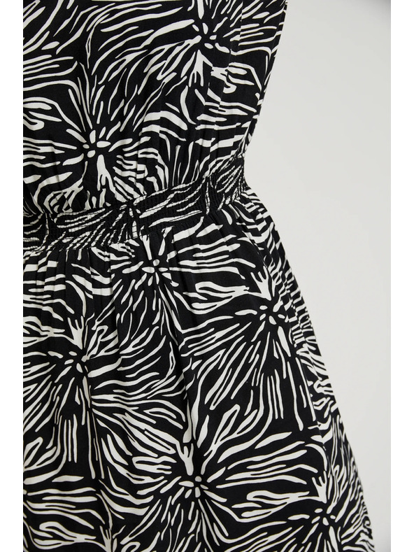 Moodo Щампована дълга рокля с цепка