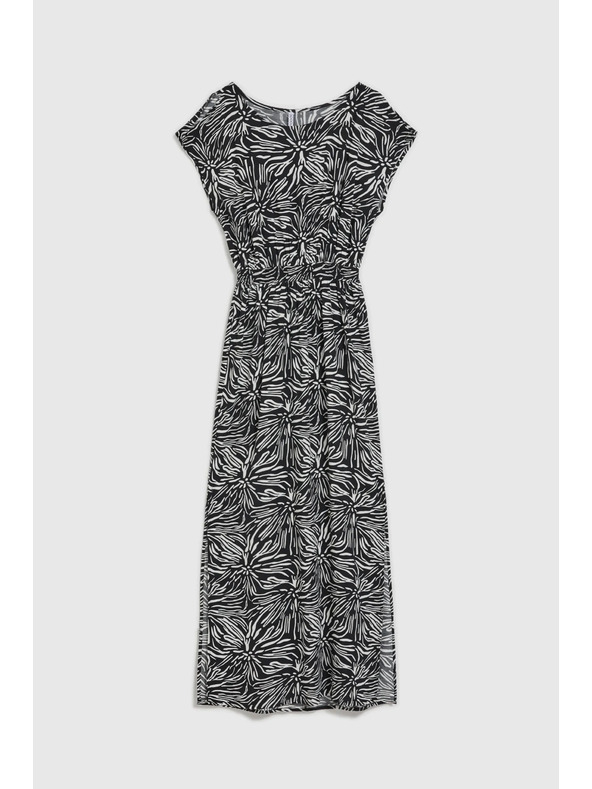 Moodo Щампована дълга рокля с цепка