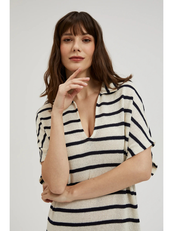 Moodo Свободни раирани рокли