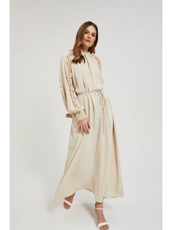 Moodo Кремави макси рокли