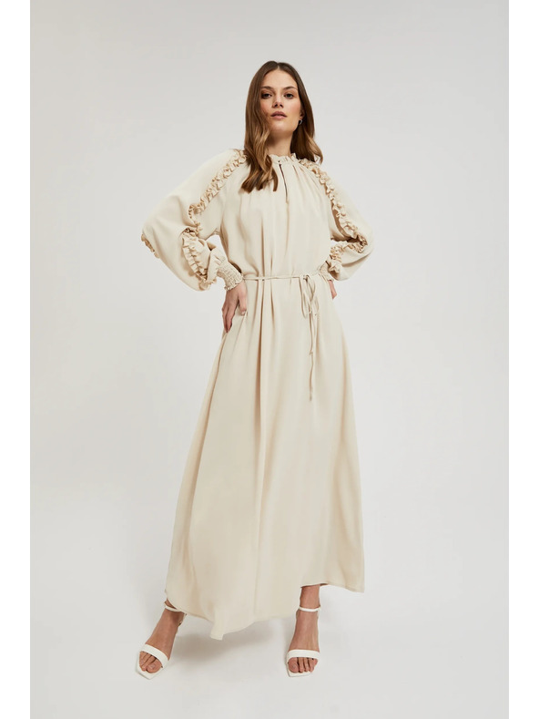 Moodo Кремави макси рокли