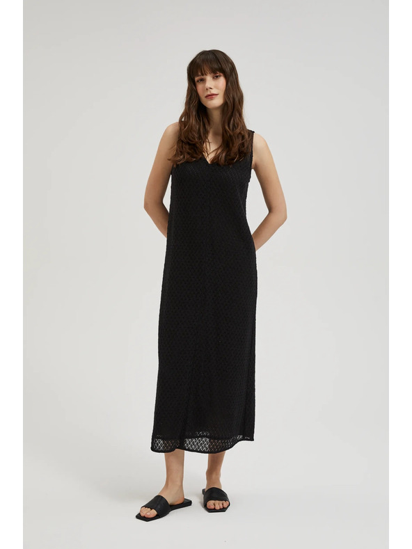 Moodo Черна рокля на презрамки