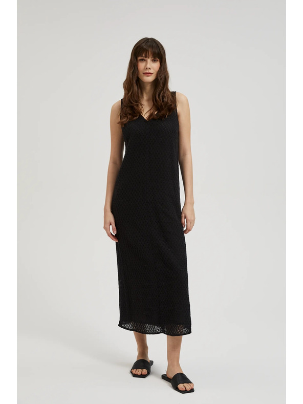 Moodo Черна рокля на презрамки