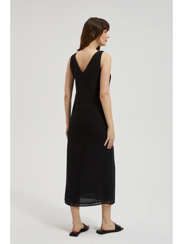 Moodo Черна рокля на презрамки