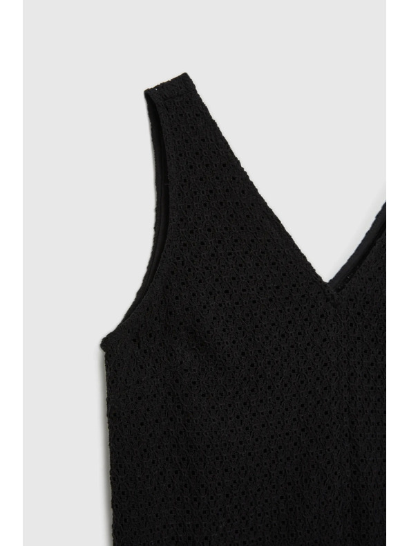 Moodo Черна рокля на презрамки