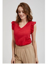Moodo Червена блуза с воали