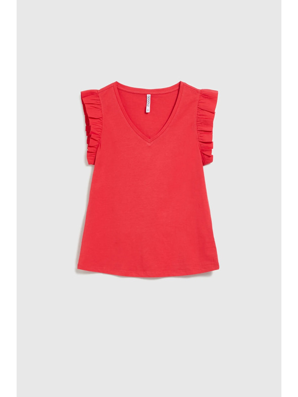 Moodo Червена блуза с воали