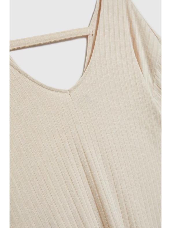 Moodo Кремава свободна блуза