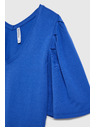 Moodo Синя блуза с широки ръкави