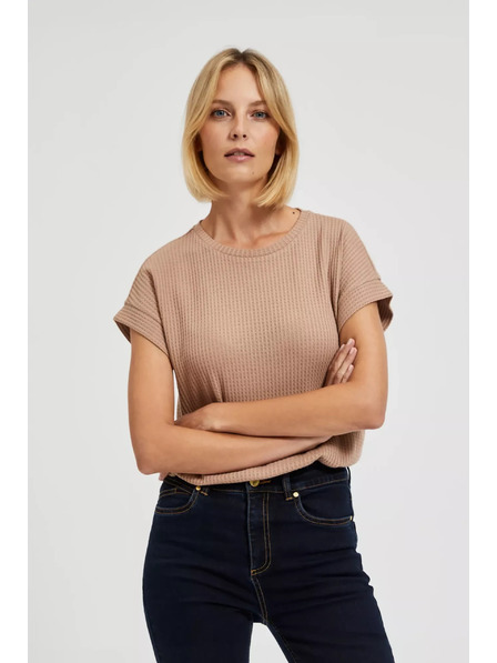Moodo Светлокафява блуза