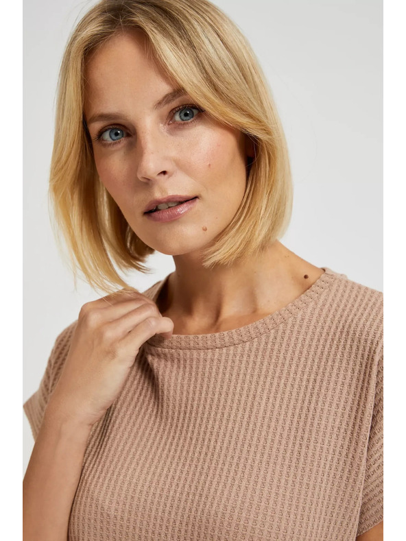 Moodo Светлокафява блуза