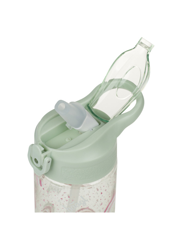 BAAGL  BAAGL Тританова бутилка за пиене с сламка Дъга 500 мл