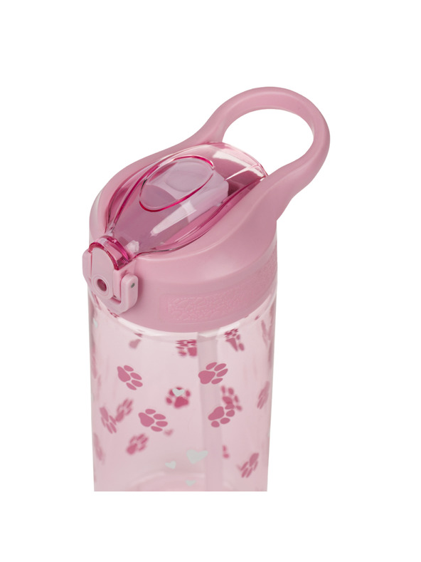 BAAGL  BAAGL Тританова бутилка за пиене с сламка Лапи 500 мл