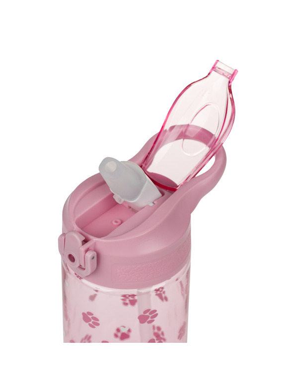 BAAGL  BAAGL Тританова бутилка за пиене с сламка Лапи 500 мл