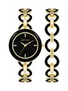 Anne Klein Подаръчен комплект часовник и гривна Anne Klein AK/4066BKST