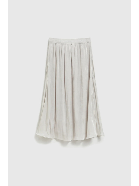 Moodo Сива плисирана пола