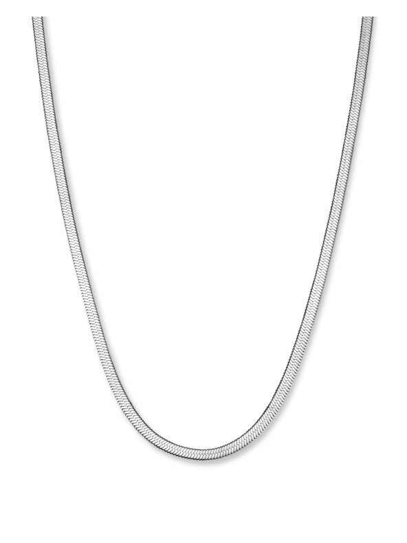 Rosefield Rosefield колие в сребърен цвят Snake JNFSS-J528