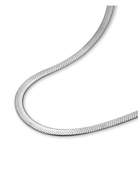 Rosefield Rosefield колие в сребърен цвят Snake JNFSS-J528