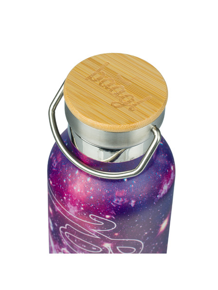 BAAGL  BAAGL Термобутилка с бамбукова капачка Галактика, 500 мл