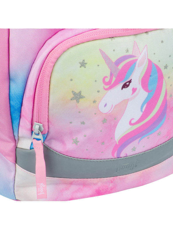 BAAGL  BAAGL Училищна раница Airy Rainbow Еднорог