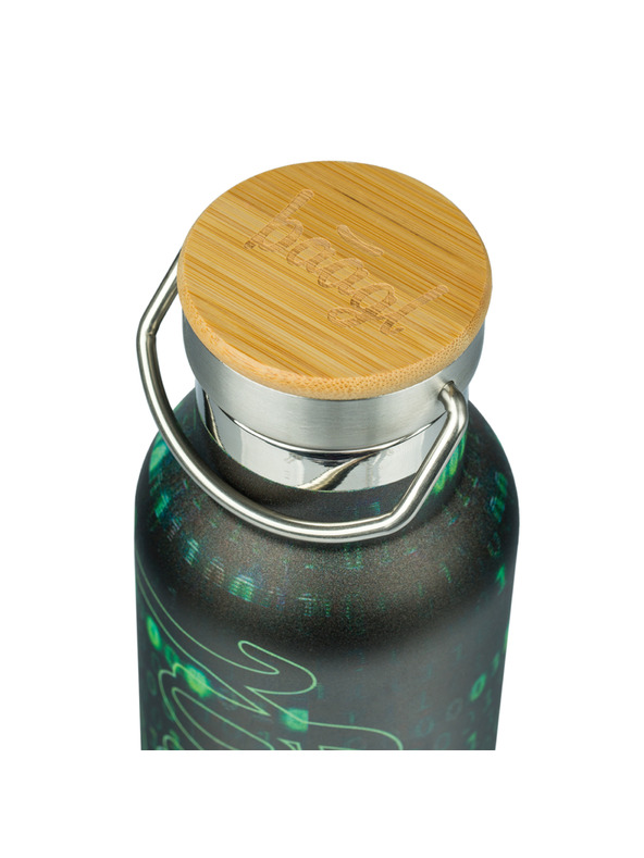 BAAGL  BAAGL Термобутилка с бамбукова капачка Числа, 500 мл