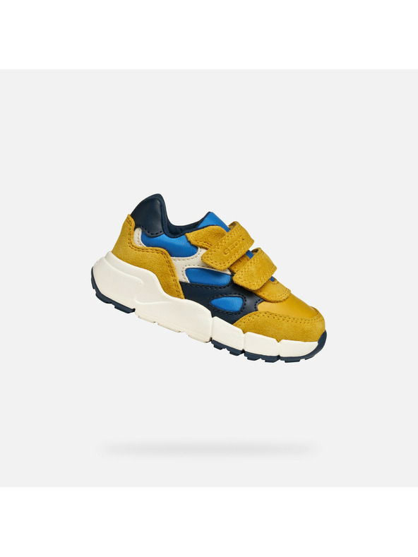 Geox Момчешки обувки за първи стъпки Geox Flexyper Жълт