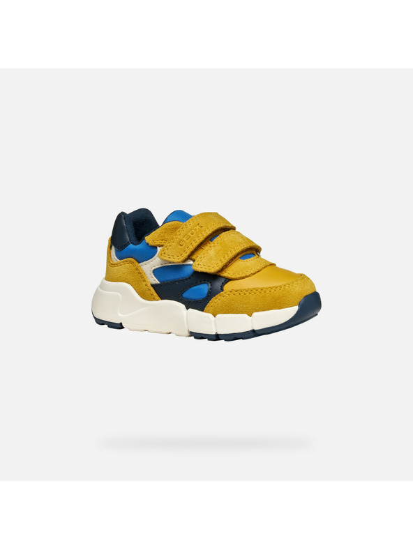 Geox Момчешки обувки за първи стъпки Geox Flexyper Жълт