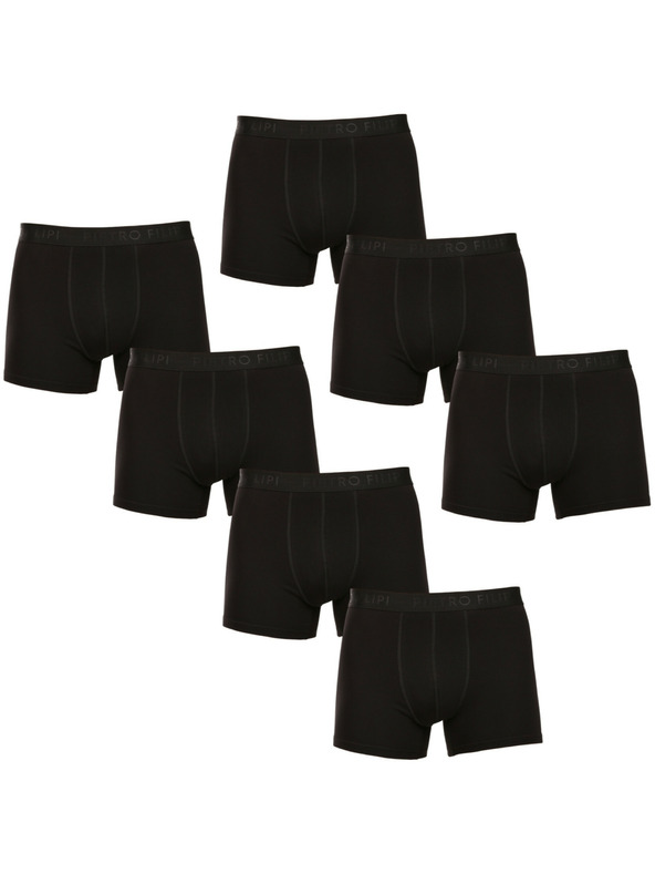 Pietro Filipi Комплект от седем - мъжки боксерки Pietro Filipi черни
