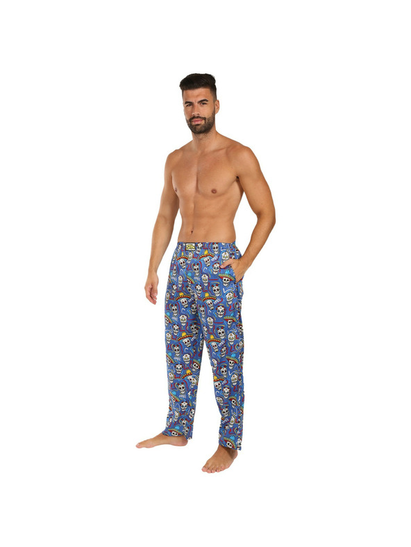 Styx Мъжки пижамени панталони Styx черепи