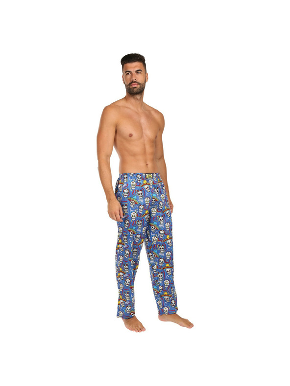 Styx Мъжки пижамени панталони Styx черепи