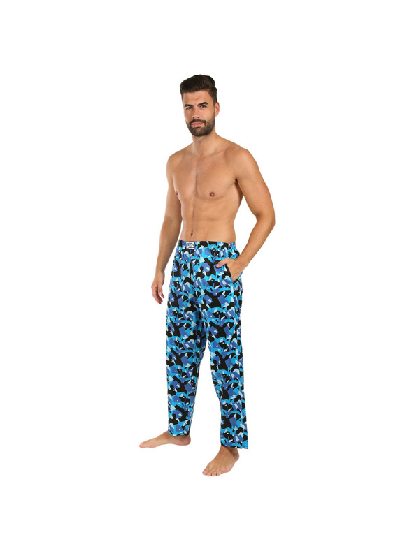 Styx Мъжки пижамени панталони Styx ъгловат камуфлаж