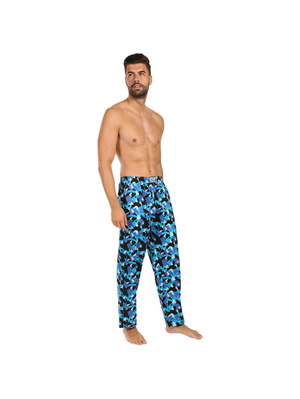 Styx Мъжки пижамени панталони Styx ъгловат камуфлаж