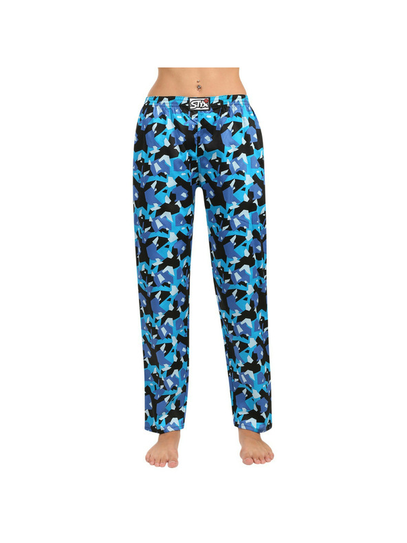 Styx Дамски пижамени панталони Styx ъгловат камуфлаж