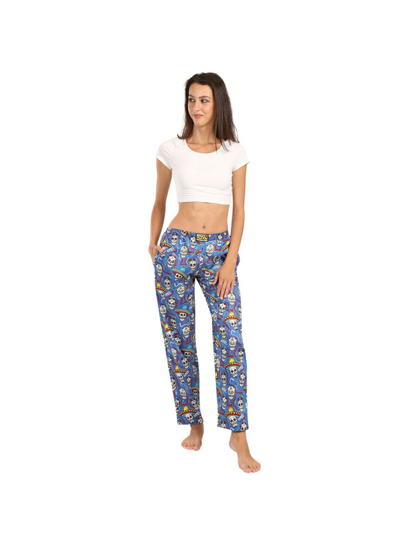 Styx Дамски пижамени панталони Styx черепи
