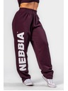 Nebbia Бордови свободни суитшърт панталони NEBBIA BOYFRIEND STYLE 432