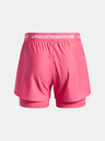 Under Armour Детски къси панталони Under Armour UA Tech Play Up 2n1 Short-PNK