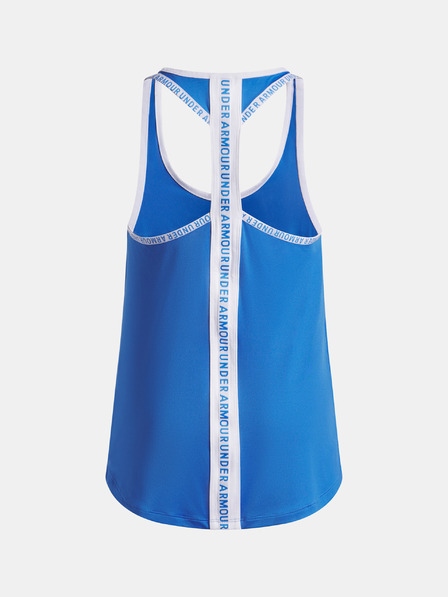 Under Armour Момичешки потник Under Armour Tech Knockout Tank-BLU