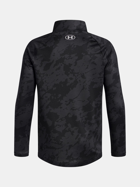 Under Armour Момчешка тениска Under Armour UA Tech 2.0 1/2 Zip-BLK
