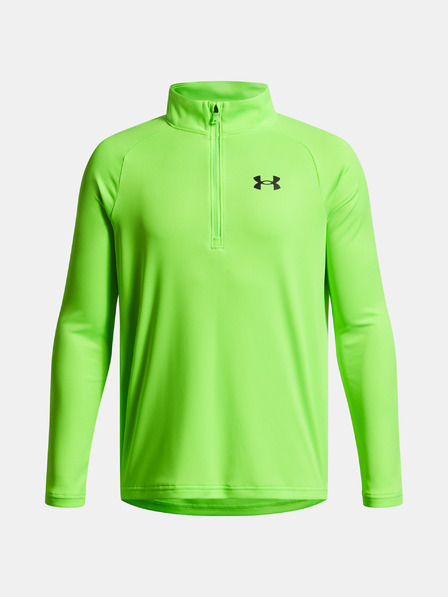 Under Armour Момчешка тениска Under Armour UA Tech 2.0 1/2 Zip-GRN