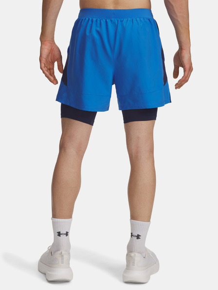 Under Armour Мъжки шорти Under Armour UA LAUNCH 5'' 2-IN-1 SHORTS-BLU