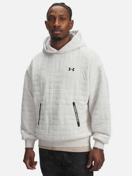 Under Armour Мъжки суитшърт Under Armour UA Unstoppable Flc Txtr Hdy-WHT