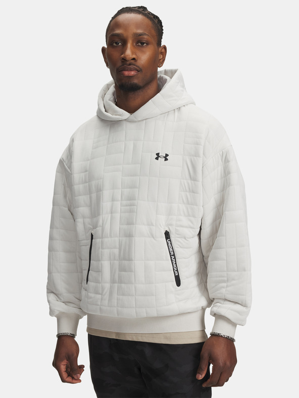 Under Armour Мъжки суитшърт Under Armour UA Unstoppable Flc Txtr Hdy-WHT